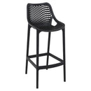 Compamia Sky Air Square Bar Set with 2 Barstools Black/Dark Gray/Taupe/White