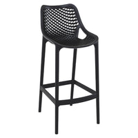 Compamia Sky Air Square Bar Set with 2 Barstools Black/Dark Gray/Taupe/White