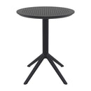 Compamia Sky Round Folding Table 24 inch Black/Taupe/Dark Grey/Olive Green/White