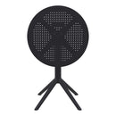 Compamia Sky Round Folding Table 24 inch Black/Taupe/Dark Grey/Olive Green/White