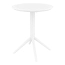 Compamia Sky Round Folding Table 24 inch Black/Taupe/Dark Grey/Olive Green/White