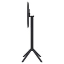 Compamia Sky Round Folding Bar Table 24 inch Black/Dark Gray/Taupe/Olive Green/White