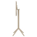 Compamia Sky Round Folding Bar Table 24 inch Black/Dark Gray/Taupe/Olive Green/White