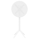 Compamia Sky Round Folding Bar Table 24 inch Black/Dark Gray/Taupe/Olive Green/White