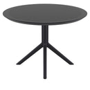 Compamia Sky Round Folding Table 42 inch Black/Dark Gray/Taupe/Olive Green/White