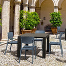 Compamia Monna Outdoor Dining Chair Dark Gray - Set of Two