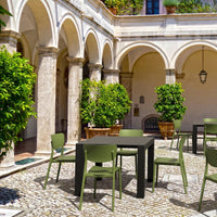 Compamia Monna Outdoor Dining Chair Olive Green - Set of Two