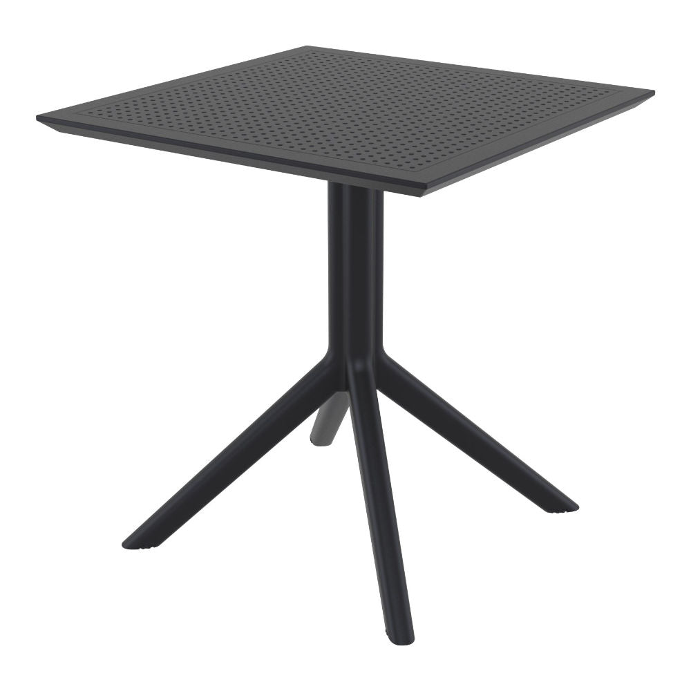 Compamia Loft Bistro Set 3 Piece with 27 inch Table Top in Black/Dark Gray/Taupe/Olive Green/White