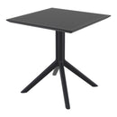 Compamia Loft Bistro Set 3 Piece with 27 inch Table Top in Black/Dark Gray/Taupe/Olive Green/White