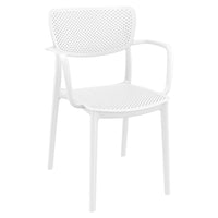 Compamia Loft Bistro Set 3 Piece with 27 inch Table Top in Black/Dark Gray/Taupe/Olive Green/White