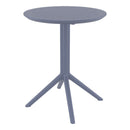 Compamia Loft Bistro Set 3 Piece with 24 inch Table Top in Black/Dark Gray/Taupe/Olive Green/White