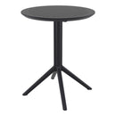 Compamia Lucy Bistro Set 3 Piece with 24 inch Table Top in Black/Dark Gray/Taupe/Olive Green/White