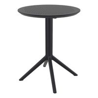 Compamia Lucy Bistro Set 3 Piece with 24 inch Table Top in Black/Dark Gray/Taupe/Olive Green/White