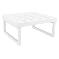 Compamia Mykonos Club Seating Set 3 Piece in Taupe/White/Silver with Sunbrella Charcoal/Natural/Taupe Cushion