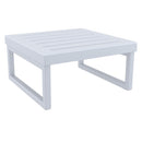 Compamia Mykonos Square Coffee Table In Silver