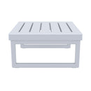 Compamia Mykonos Square Coffee Table In Silver