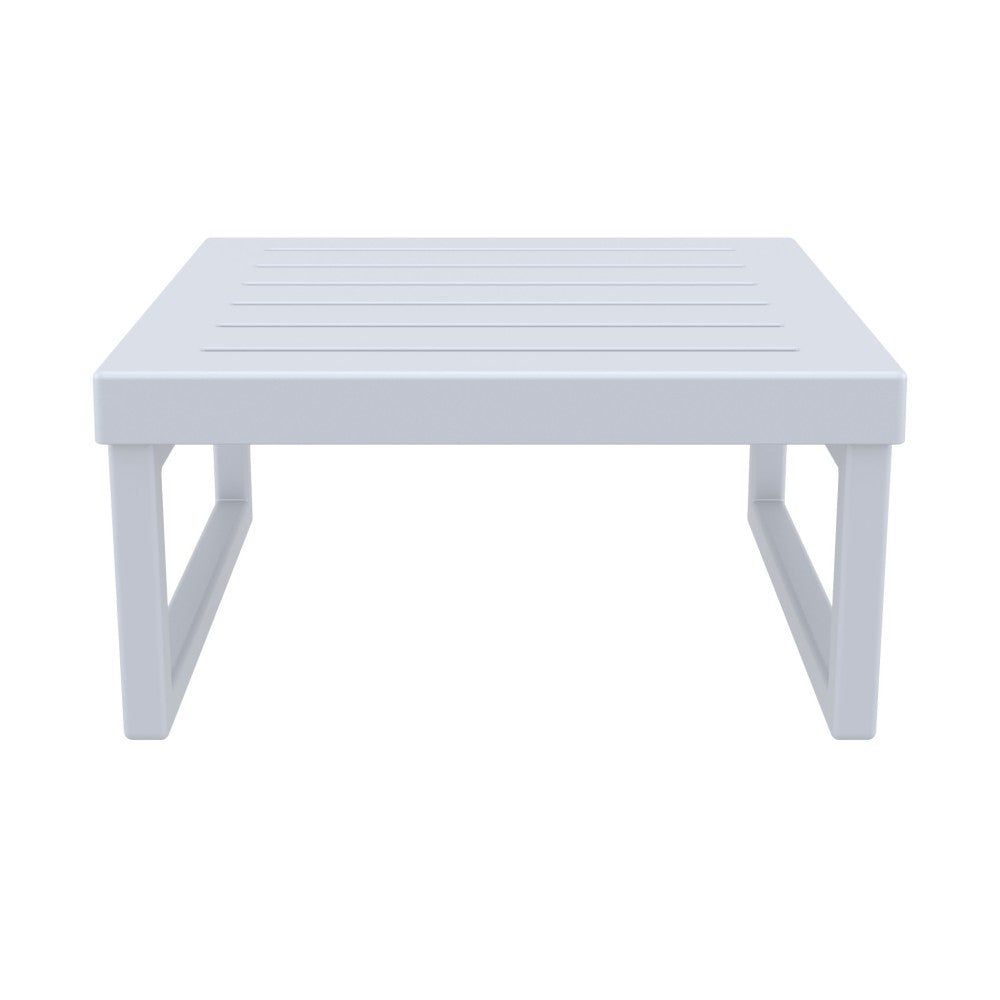 Compamia Mykonos Square Coffee Table In Silver