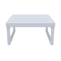 Compamia Mykonos Square Coffee Table In Silver