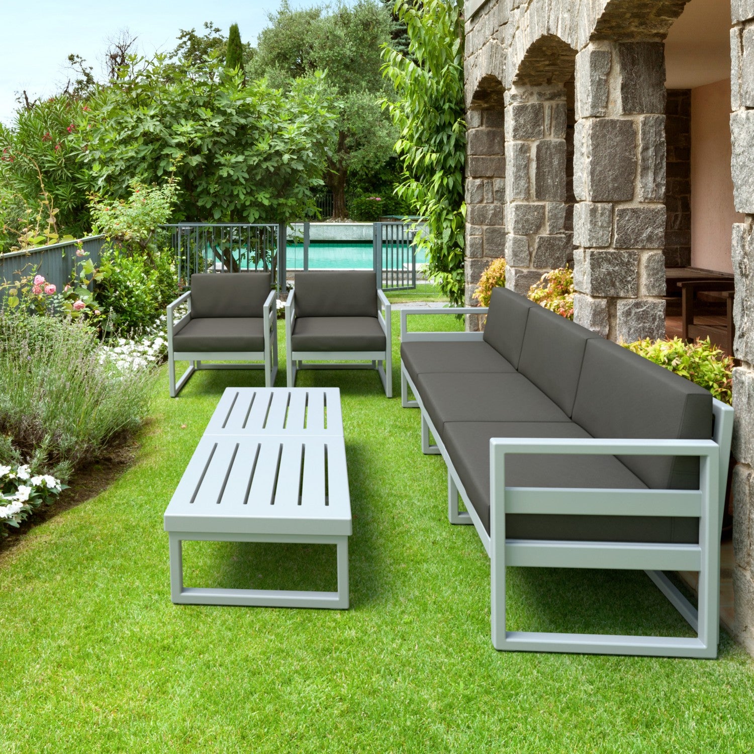 Compamia Mykonos Rectangle Lounge Table