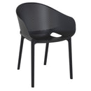 Compamia Sky Pro Stacking Dining Chair In Black/Gray/Taupe/Marsala/Olive Green/White - Set of 2