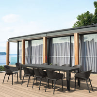 Compamia Sky Pro Stacking Dining Chair In Black/Gray/Taupe/Marsala/Olive Green/White - Set of 2