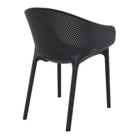 Compamia Sky Pro Stacking Dining Chair In Black/Gray/Taupe/Marsala/Olive Green/White - Set of 2