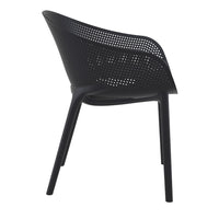 Compamia Sky Pro Stacking Dining Chair In Black/Gray/Taupe/Marsala/Olive Green/White - Set of 2