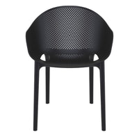 Compamia Sky Pro Stacking Dining Chair In Black/Gray/Taupe/Marsala/Olive Green/White - Set of 2