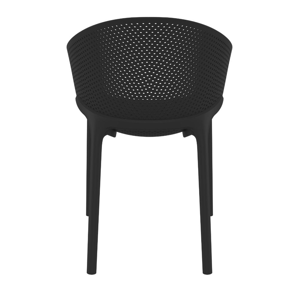Compamia Sky Pro Stacking Dining Chair In Black/Gray/Taupe/Marsala/Olive Green/White - Set of 2