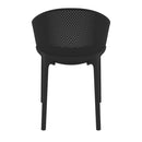 Compamia Sky Pro Stacking Dining Chair In Black/Gray/Taupe/Marsala/Olive Green/White - Set of 2