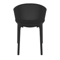 Compamia Sky Pro Stacking Dining Chair In Black/Gray/Taupe/Marsala/Olive Green/White - Set of 2
