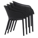 Compamia Sky Pro Stacking Dining Chair In Black/Gray/Taupe/Marsala/Olive Green/White - Set of 2