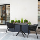 Compamia Sky Pro Stacking Dining Chair In Black/Gray/Taupe/Marsala/Olive Green/White - Set of 2