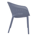 Compamia Sky Pro Stacking Dining Chair In Black/Gray/Taupe/Marsala/Olive Green/White - Set of 2
