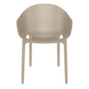 Compamia Sky Pro Stacking Dining Chair In Black/Gray/Taupe/Marsala/Olive Green/White - Set of 2