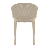 Compamia Sky Pro Stacking Dining Chair In Black/Gray/Taupe/Marsala/Olive Green/White - Set of 2
