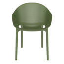 Compamia Sky Pro Stacking Dining Chair In Black/Gray/Taupe/Marsala/Olive Green/White - Set of 2