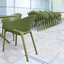 Compamia Sky Pro Stacking Dining Chair In Black/Gray/Taupe/Marsala/Olive Green/White - Set of 2