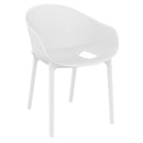Compamia Sky Pro Stacking Dining Chair In Black/Gray/Taupe/Marsala/Olive Green/White - Set of 2
