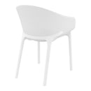Compamia Sky Pro Stacking Dining Chair In Black/Gray/Taupe/Marsala/Olive Green/White - Set of 2