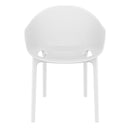 Compamia Sky Pro Stacking Dining Chair In Black/Gray/Taupe/Marsala/Olive Green/White - Set of 2