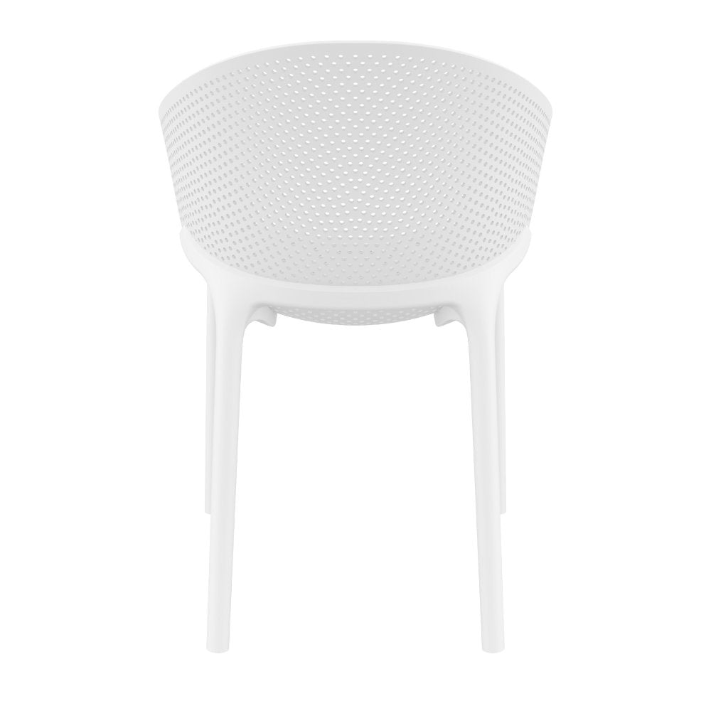 Compamia Sky Pro Stacking Dining Chair In Black/Gray/Taupe/Marsala/Olive Green/White - Set of 2