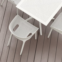 Compamia Sky Pro Stacking Dining Chair In Black/Gray/Taupe/Marsala/Olive Green/White - Set of 2