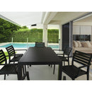 Compamia Ares Resin Rectangle Dining Set with 6 Chairs