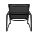 Compamia Pacific Club Arm Chair in Black/Dark Gray/Taupe/White Frame- Set of two