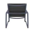 Compamia Pacific Club Arm Chair in Black/Dark Gray/Taupe/White Frame- Set of two