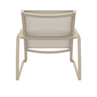 Compamia Pacific Club Arm Chair in Black/Dark Gray/Taupe/White Frame- Set of two