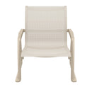 Compamia Pacific Club Arm Chair in Black/Dark Gray/Taupe/White Frame- Set of two
