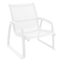 Compamia Pacific Club Arm Chair in Black/Dark Gray/Taupe/White Frame- Set of two