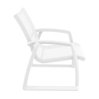 Compamia Pacific Club Arm Chair in Black/Dark Gray/Taupe/White Frame- Set of two